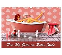 Pin-Up Girls im Retro Style by Mausopardia (Wandkalender 2026 DIN A3 quer), CALVENDO Monatskalender: Eine Reise in die 50er Jahre mit Oldtimern und sexy Pin-Up Girls.