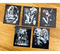 PIN UP - Set di 6 adesivi per auto Marilyn Monroe Se51