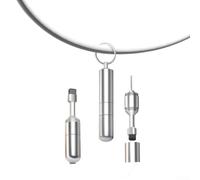 Pin vassoio SIM in lega di alluminio con pulitore auricolare | Struttura in alluminio, resistente alla ruggine, leggero, da indossare tutti i giorni a prova, look moderno ed elegante