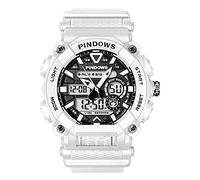 PIN_WINDOWS Orologio Uomo Digitale Sportivo Adolescente Impermeabile Cronometro Timer Multifunzionale