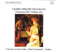 Pina Carmirelli Georg Philipp Telemann: Fantasias for Solo Violin (CD)