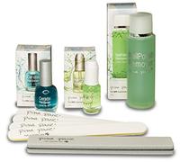 pina parie Set di riparazione unghie | 15 ml indurente cheratina, 125 ml, 10 ml, olio per la cura delle unghie, 5 lime per unghie | kit di cura e riparazione | cura delle mani e dei piedi, manicure,