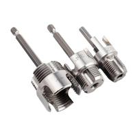 Pinafresa Dual-Function - Utensile per filettatura, 3 pezzi, filettatura interna ed esterna integrata, per tubi in PVC da 1/2", 3/4", 1"