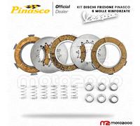 PINASCO KIT DISCHI FRIZIONE 6 MOLLE RINFORZATE BICCHIERINI LML STAR 125 150 2T