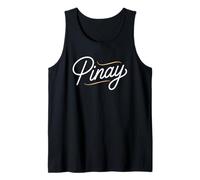 Pinay Pride Script Filipina Heritage Identity Giochi di Parole Donne Uomini Canotta