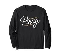 Pinay Pride Script Filipina Heritage Identity Giochi di Parole Donne Uomini Maglia a Manica