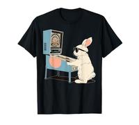 Pinball Arcade Game Vintage Rabbit Easter Bunny Occhiali da Sole Maglietta