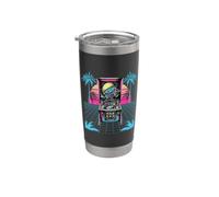 Pinball game Vintage Flipper gioco Retrowave arcade flipper Bicchiere termico in acciaio inox doppia parete