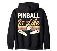 Pinball Is Life Flipper Amore Gioco Classico Felpa con Cappuccio