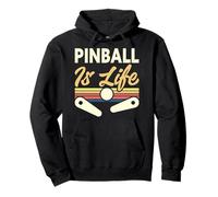 Pinball Is Life Flipper Amore Gioco Classico Felpa con Cappuccio