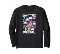 Pinball Machine Player Don't Talk During Multiball Maglia a Manica