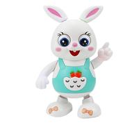 Pince Da Coniglio Da Ballo - Bunny Elettrico Regolabile | Musica E Luci | Cartoon Divertente | Head Up Dancing Rabbit | Interattivo | Giocattolo Di Addestramento Musicale | FUNZIONE BAMBINI | Regalo P