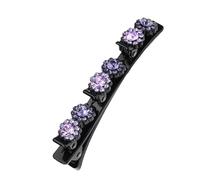 Pince per capelli in scintillante - set di barrette di strass scintillante, elegante decorazione del cuoio capelluto | Accessorio Accento della moda radiante, ensemble a clip stilista, eleme