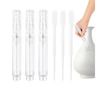 Pinceau Rechargeable - Stylo Peinture Retouche 6ml Visible | Lot De 3 Pinceaux À Pression Remplissables | Applicateur Pour Meubles Bois Sol Fenêtre, Kit De Réparation Précision