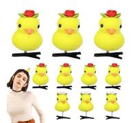 Pinces À Cheveux Canard Jaune - 10 Pièces Accessoires Cheveux Animaux Mignons, Clips Doux Et Drôles Pour Filles Et Femmes, Décoration Quotidienne | Chapeaux, Voitures Et Cadeaux Animaux