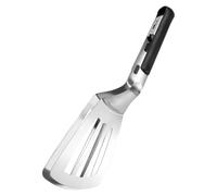 Pinces De Grill Multifonction - 33x9,3x5 Cm, 226 G, Acier Inoxydable Robuste | Avec Manche Allongé Anti-brûlure, Spatule Pince Pour Barbecue, Friture, Poisson, Hamburgers, Crêpes, Et Pizzas