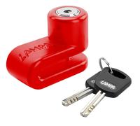 Lampa Lucchetto bloccadisco Antifurto C91564 – Perno Ø 5,5 mm – Rosso – Moto
