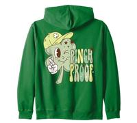 Pinch Proof St Patrick's Day Lucky Clover Humor Felpa con Cappuccio