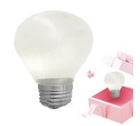 Pinch Toy Glow Bulb - Light Stretch Accent, Soft Non Sticky Tool with Classic Look, Resin Layer with Durable Build, Fidget Styling Compact Feature, Fun Supplies for Adults, Teens, Kids, Women, Men,