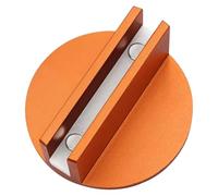 Pinch Weld Jack Pad, Grooved Frames Rail Adapters, Slotted Magnetic Jacks Pads, Frame Rails Adapter for Car Vehicles, Design, Steel Construction, Garage, Workshop, Auto Repair, 8.1/7.7/4.3 Inches