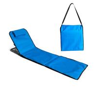 Pincho Lettino Prendisole Pieghevole, Sdraio da Spiaggia, Materassino Mare, Spiaggina Mare Pieghevole con Schienale Regolabile, Stuoia Campeggio Portatile con Cuscino - 155x55 cm, 1,4 kg