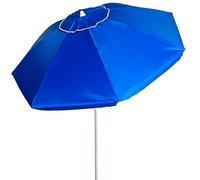 Pincho Ombrellone da Spiaggia Grande 200 cm, Ombrellone Mare Antivento 35 km/h, Protezione UV50, 8 Stecche in Fibra di Vetro, Palo Inclinabile, Borsa Inclusi, Struttura Acciaio
