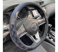 PINCTROT Coprivolante a forma di D da 36 a 38 cm, ottima presa con design 3D a nido d'ape antiscivolo, fondo piatto da 36,8 a 38,1 cm (blu)