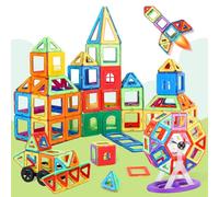 Pincush Costruzioni Magnetiche Bambini,Blocchi Costruzioni Magnetici Giochi Bambina di 3 4 5 6 7 8 anni Ragazzi e Ragazz Giocattoli con Calamite Educativi Regalo Montessori