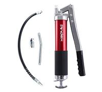 Pindex Pistola per Grasso a Leva Manuale 8000PSI Pompa Ingrassatore ad Aria Compressa Manuale Professionale Ingrassatrice Compatibile con Cartucce da 400cc