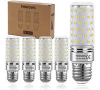 PINDOWS Lampadine LED E27 12W Bianco Freddo 6000K LED Lampade Mais,Equivalente a 120W Incandescenza,1450LM Sostituire Lampada Alogena da 100W~120W,Alta Luminosità CRI82,No Dimmerabile,5 Pezzi