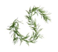 Pine Christmas Garland - Real Touch Cedar Greenery, 2.7m Artificial Pine Garland for Fireplace Mantle, Stairs, Table | 82.68 inches Realistic Farmhouse Welcome Decoration for Home, Party