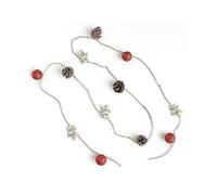 Pine Cone Gift Bag Christmas Tree Ornament Chain String Xmas Tree Hanging Decor (A)