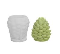 Pine Cono Silicone Mold, Silicone 2,95 x 3,03 Inch - Christmas Pine Cone Candle Mold with 3D Pıne Coñe Candle Molds, Silïcone Home Making Móld Soap Clay Móld | 3D Pıne Coñe Candaviglie Molds