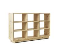 Pine Libreria Alta in Legno di Pino
