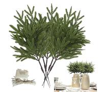 Pine Lights, Artificial Branch Set with Warm Glow, Christmas Decoration for Homes, Energy Saving Feature, Flessibile Stem Function, Festive Tool, Holiday Accessory for Family Friends Party 16,14