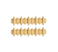 Pine Ridge Archery Nitro Button XL, aumenta la velocità dell'arco, elimina il pizzico della nock e smorza le vibrazioni e il rumore delle corde, abbronzatura, confezione da 12