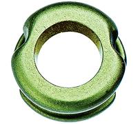 Pine Ridge Archery Z-38 Peep Sight, leggero e resistente con canale profondo per installazione solida roccia, apertura 1/4", verde lime, confezione da 6