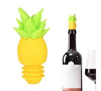 Pineapple Bottle Stopper, Scent Seal Keeper, Party Bar Topper, Reusable Zinc Alloy Leakproof Cap Freshness Lock Decorative Gift for Brandy Champagne Vodka Beer Soda Bar Home Wedding Gathering