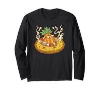 Pineapple Pizza/Funny Pizza Maglia a Manica