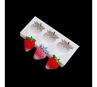 Pineapple Strawberry Fruit Decoration Birthday Cake Chocolate Fondant Silicone Mold (A831)