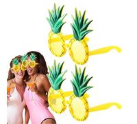 Pineapple Sunglasses - Fun Hawaiian Roasted Pig Party Eyewear, Summer Beach