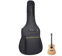 Pineeseatile Borsa per chitarra per chitarra da 41 pollici Custodia per chitarra acustica morbida con 2 tasche a spesso