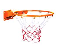 Pineeseatile Canestro da Basket per Bambini Cerchio da Basket in Acciaio Resistente da 14 Pollici, Adatto per la Sostituzione del Cerchio della Palla di Misura 5 per Parete, tabellone