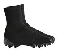 Pineeseatile Copertine di bizzate da Calcio 1 Coppia Elastic & Stretchy Non Slip Calcio Spats Che mantengono Le copertine di Tacchetti Multiuso per Hockey, Baseball, Nero