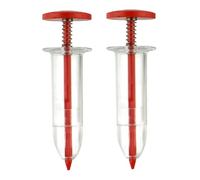 Pineeseatile Dispenser per Semi Piccoli, Dispenser per Semi da Giardino Mini Seedmaster Strumento per seminatrice per Semina orticola 2 Pezzi, Strumento per fioriera per Uso Quotidiano