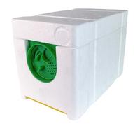 Pineeseatile Scatole di api con Alimentatore d'Acqua, Box Ale Ape con Tela con Uscita rotativa, Mini Scatola nuc di Schiuma per api, Forniture di Alveare per l'accoppiamento e Allevamento, Box api