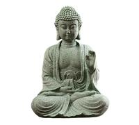 Pineeseatile Statua di Buddha Mini Buddha Buddah Ornamento Arenaria Mediazione Accessori per Meditazione per Giardino Zen Stile 2, Piccolo