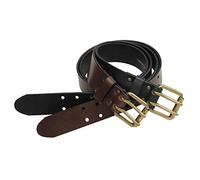 Pinewood - Cintura in Pelle da Uomo, Lunghezza 40 mm, Nero (Nero), 95 cm