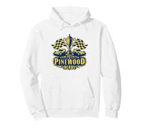 Pinewood Derby Cub Scouts Checkered Flag Racing Trophy Logo Felpa con Cappuccio