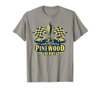 Pinewood Derby Cub Scouts Checkered Flag Racing Trophy Logo Maglietta